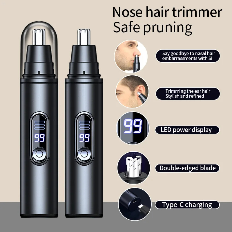 Nose Trimmer - Mini bolso nariz aparador de pêlos