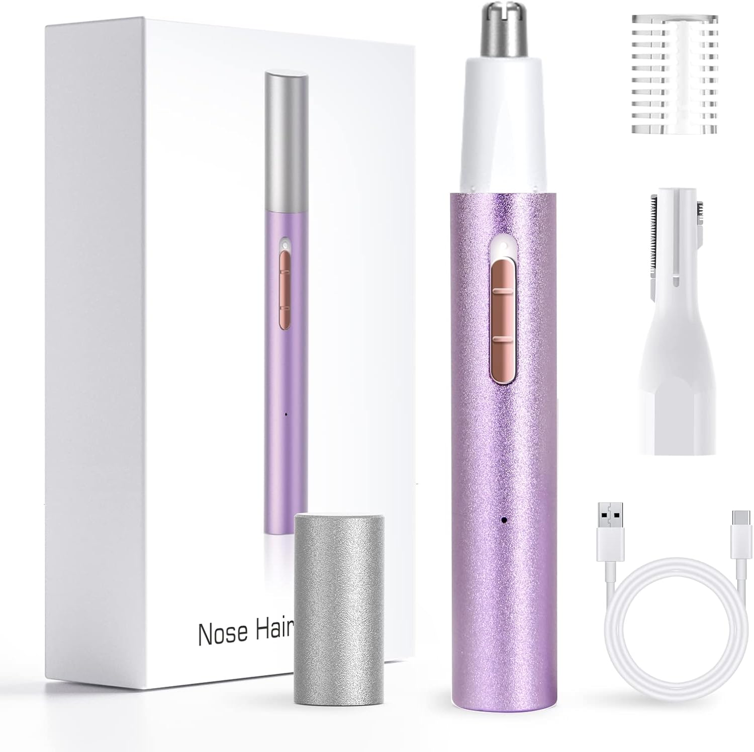 Nose Trimmer - Aparador de Pelos Recarregável 2 em