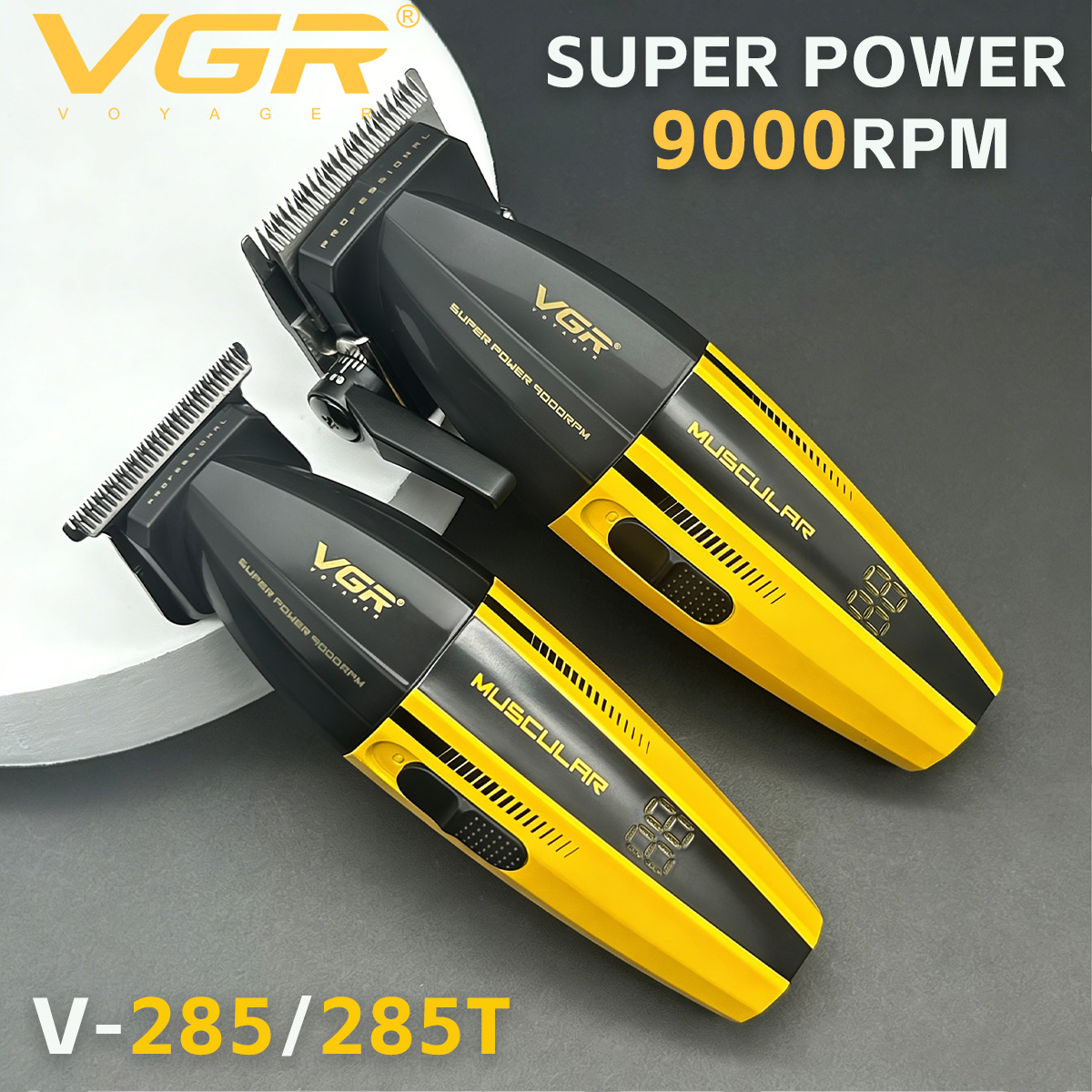 Electric Shaver Rotary - VGR máquina cortar cabelos máquina de