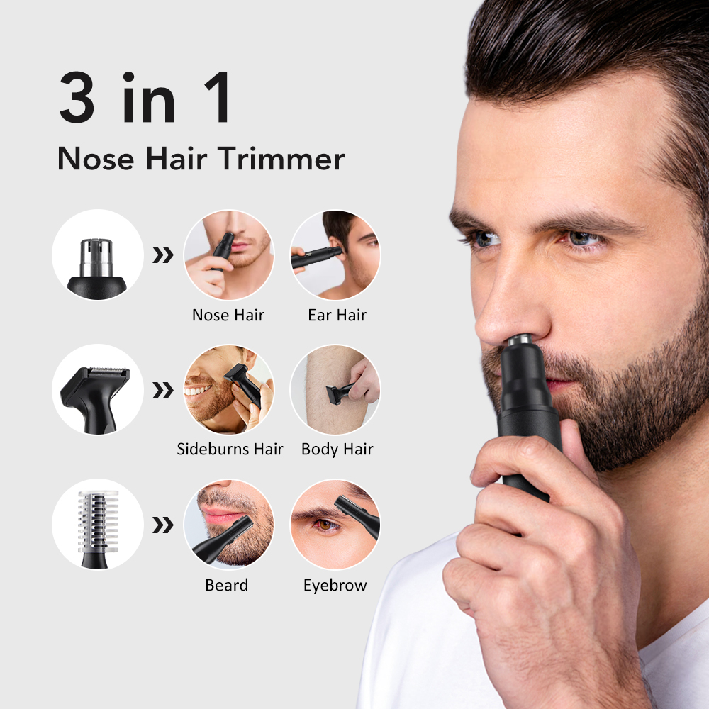 3 em 1 mini bolso nariz aparad - Nose Trimmer avaliação e preço
