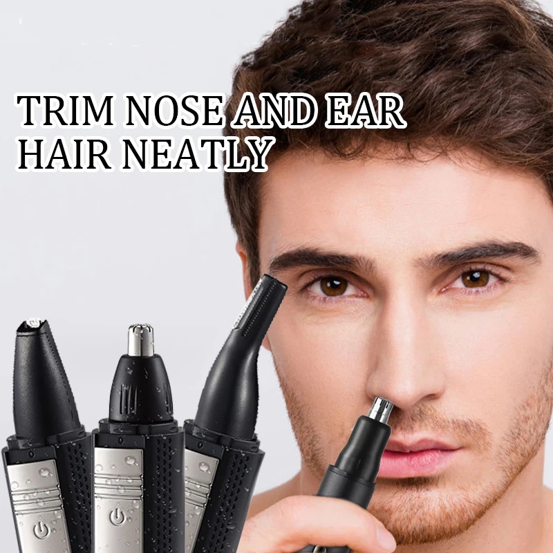 Kemei 3 em 1 à prova dwaterpro - Nose Trimmer avaliação e preço