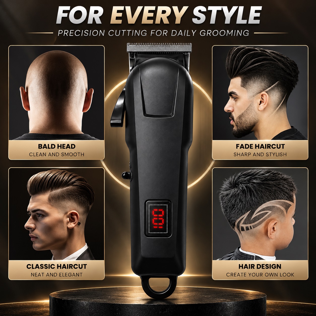 Conjunto de máquina de cortar  - Beard Trimmer avaliação e preço