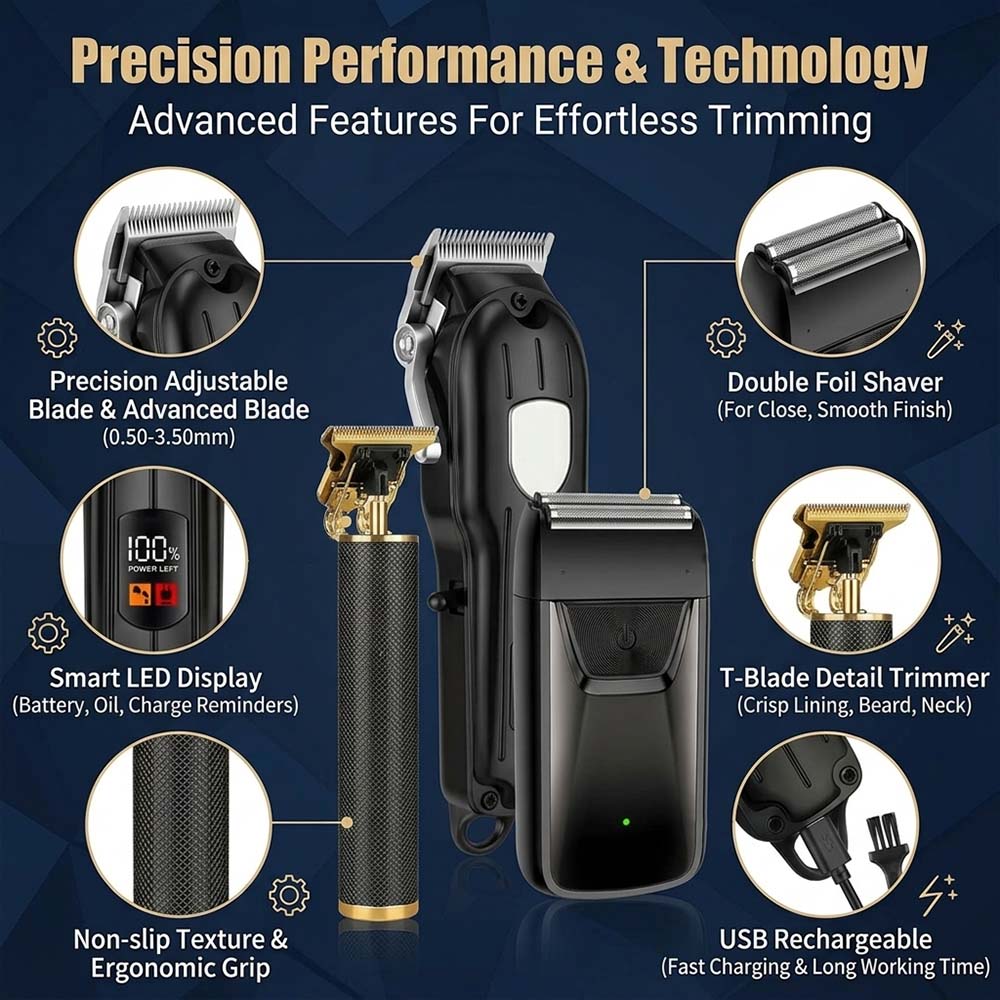 Conjunto Profissional de Máqui - Electric Shaver Rotary avaliação e preço