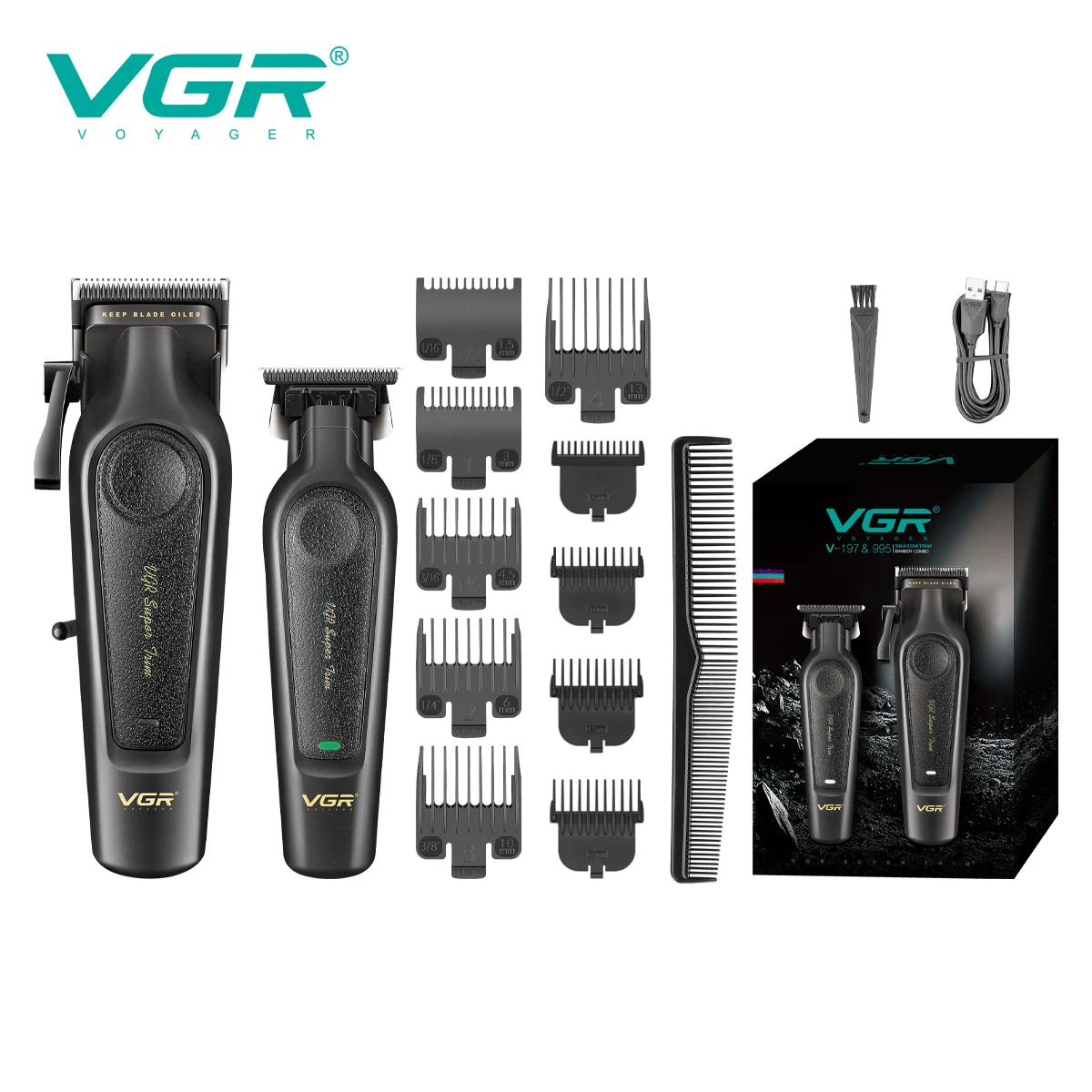 VGR V-197 e 995 conjunto de du - Beard Oil avaliação e preço