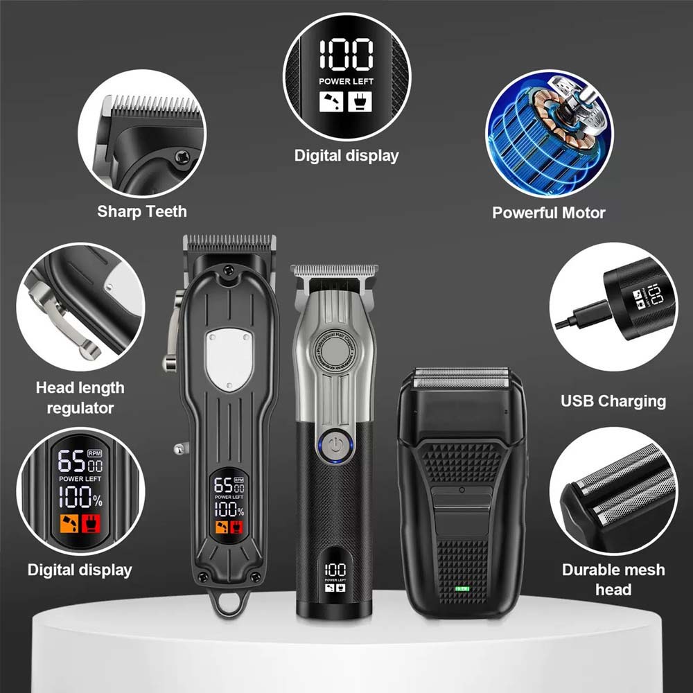 Conjunto profissional de corta - Electric Shaver Rotary avaliação e preço
