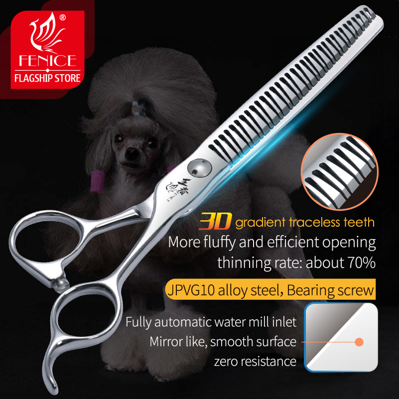 Fenice 7 Polegada 3d gradiente - Grooming Scissors avaliação e preço